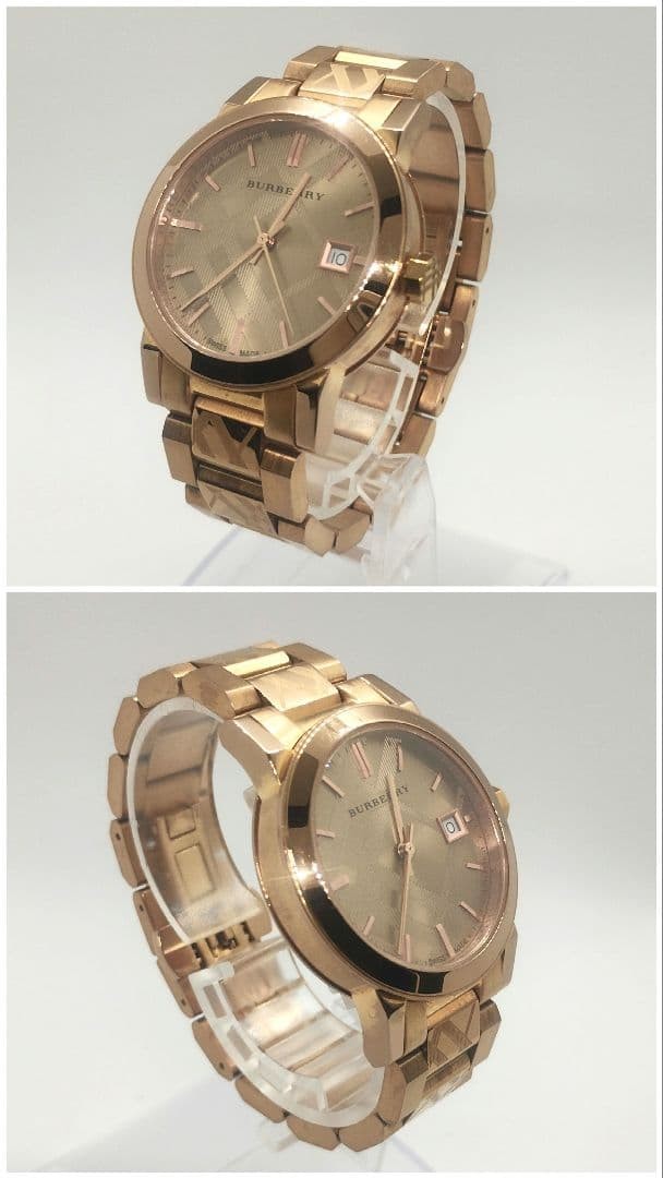 Excellent Condition Working New Battery Burberry Wristwatch Quartz BU9146 Nova C