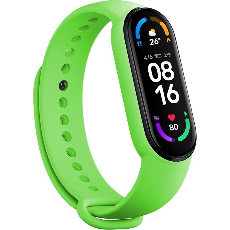 Silicone Strap for Xiaomi Mi Band 3 4 5 6 7 Sport Watch Wristband Bracelet