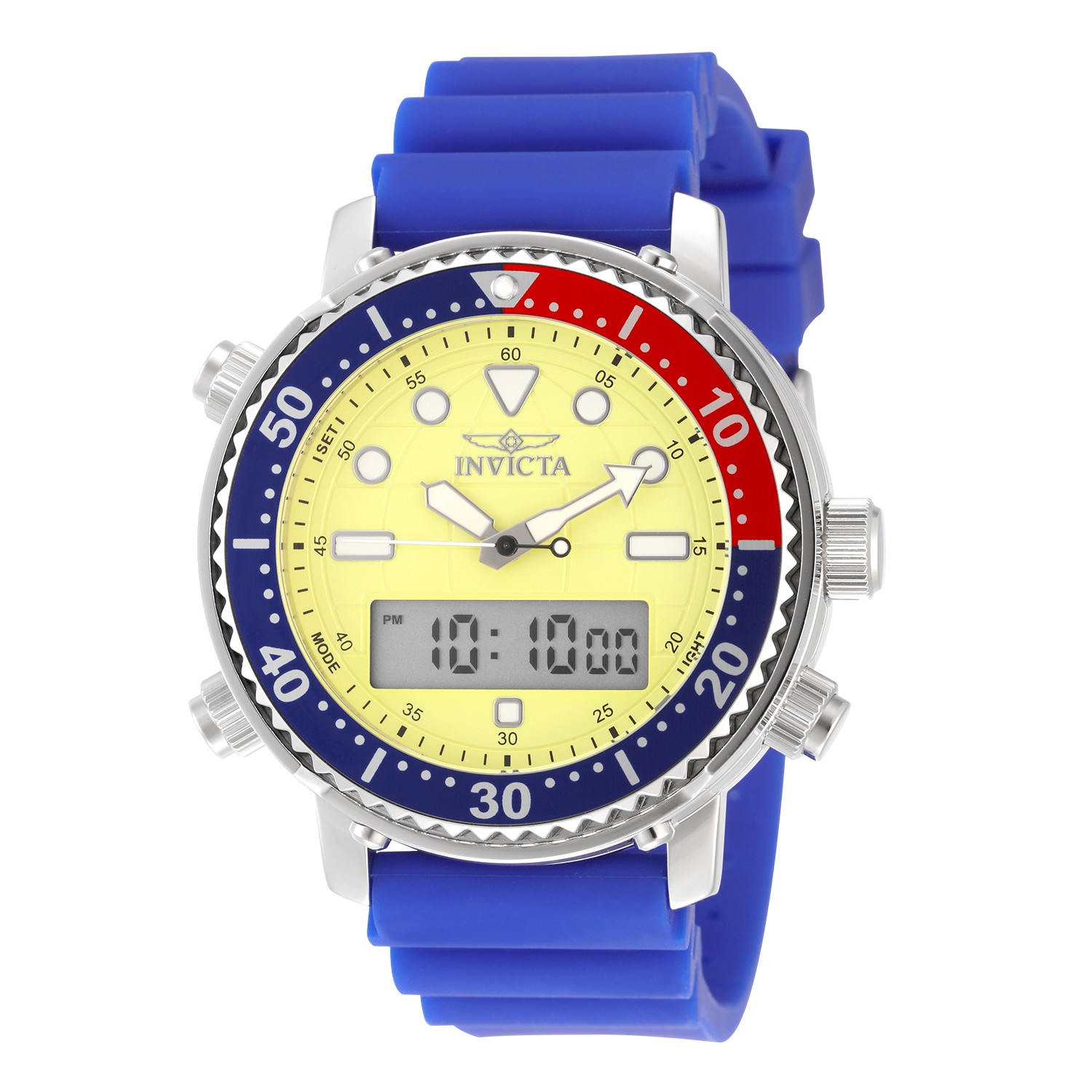 Invicta Men’s Pro Diver 46.5mm Digital Chronograph Watch IN-49449