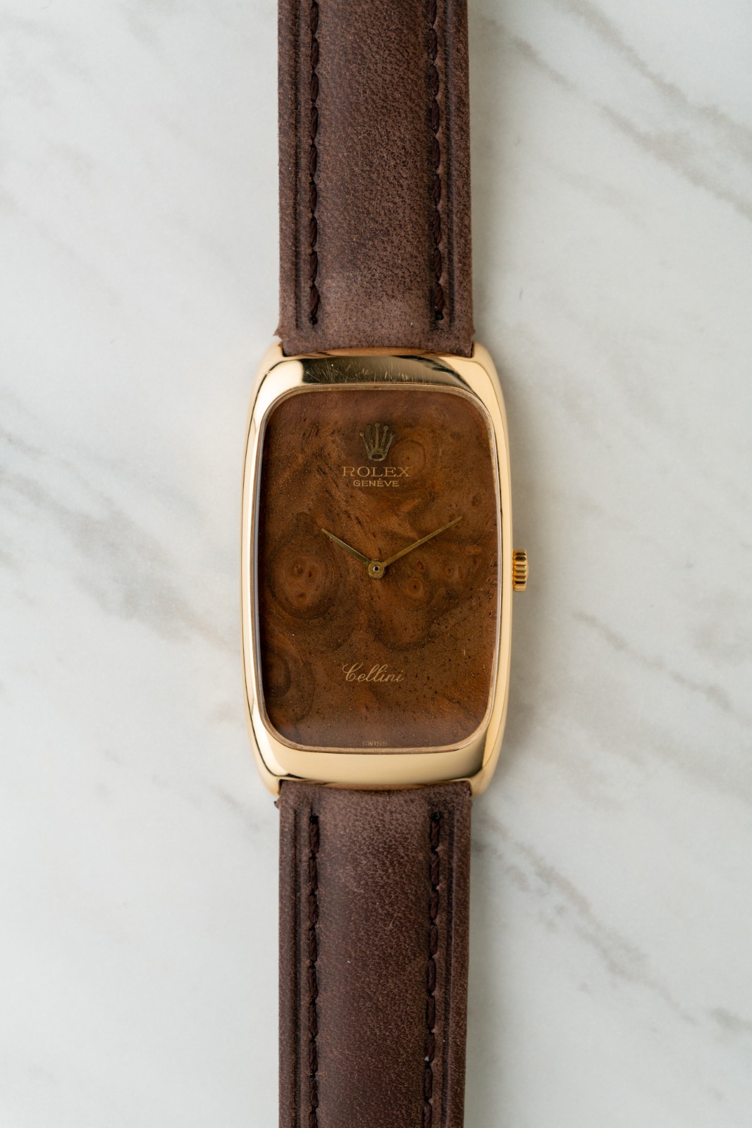 Rolex 18k Cellini “Wood Dial” Ref. 4108