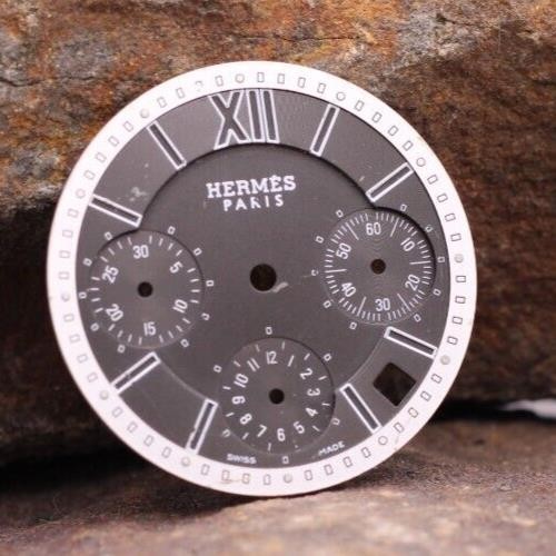 HERMES MEN’S CHRONOGRAPH WRIST WATCH DIAL PARIS SWISS MADE 29.2mm DIAMETER (CD)
