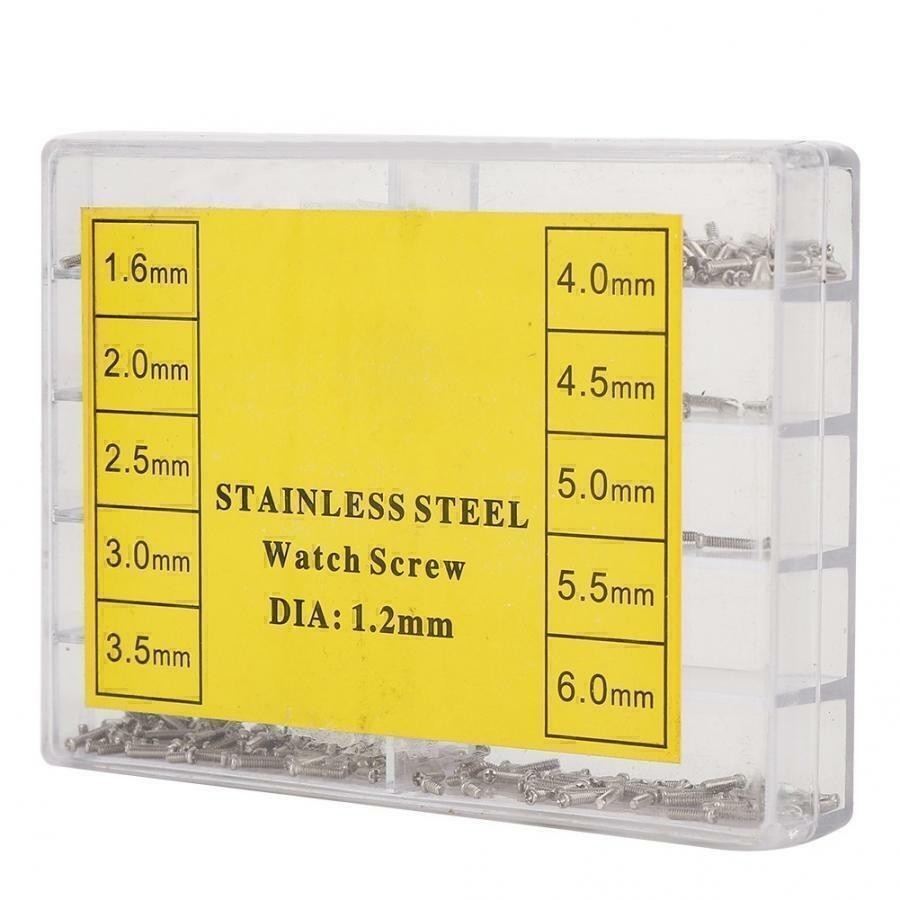 1.6-6.0mm Stainless Steel Screws Eyeglass And Watch Repair Screw Repair Tools