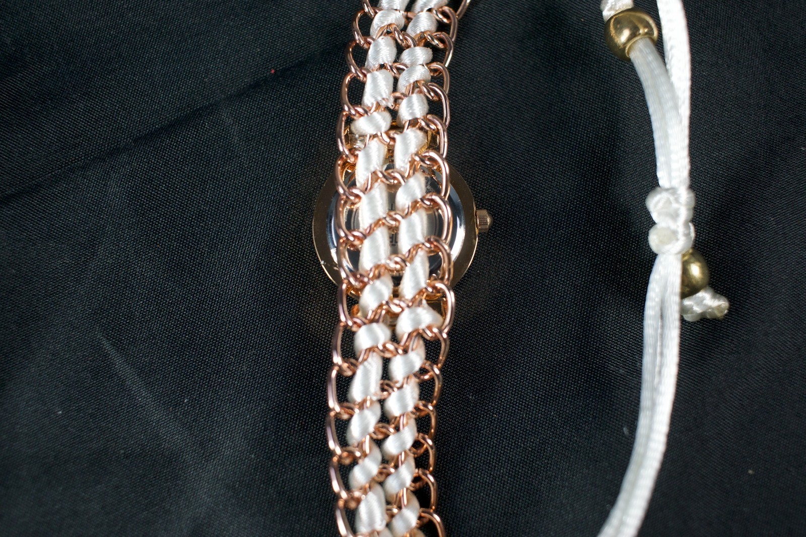 “The Birthday Bracelet” Montres Prestige Womens Watch Rose Gold Tone w/Box