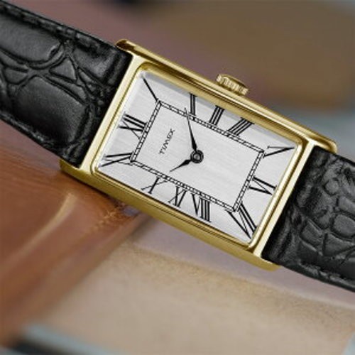 Timex 1976 Dress Reissue 21mm Leather Strap Watch TW2Y56200 New w/Box 2026