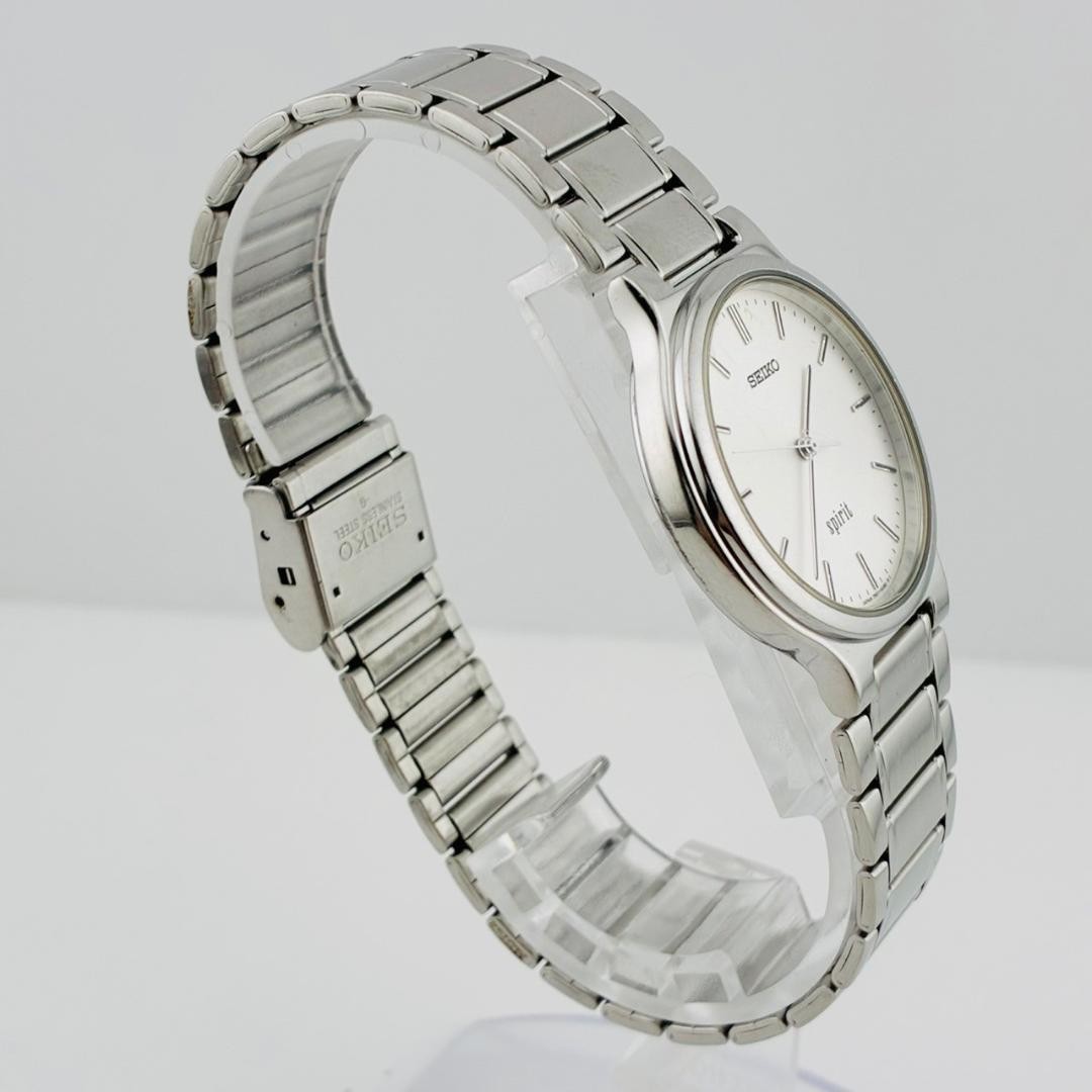 Seiko Spirit Quartz Mens 7N01-6A70 Battery Replaced wrist 21.5cm/8.5in