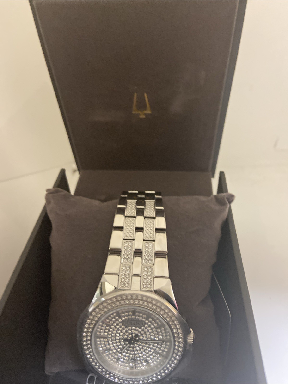 Bulova White Men’s Watch – 96B235