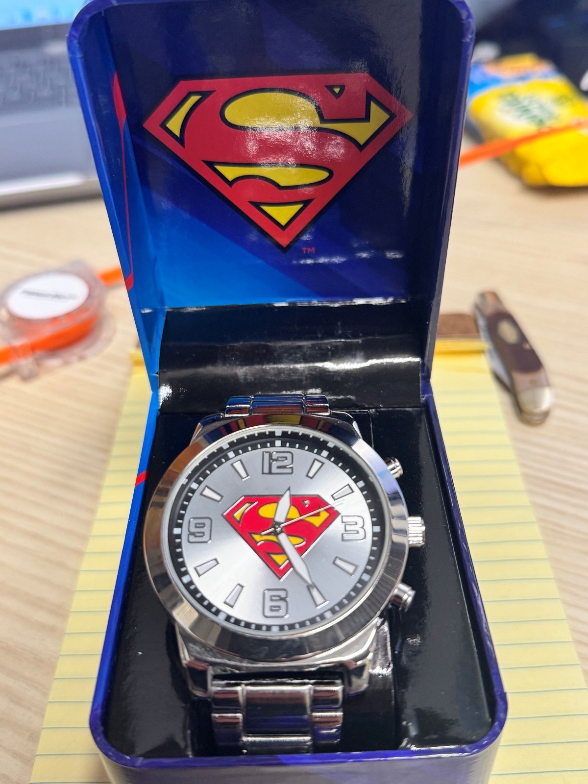 Superman (DC Comics) Watch by Accutime 47 mm