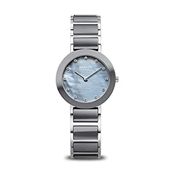 [B1R] Bering Ceramic 11429 789 Silver Mesh Link Ladies Watch [n4v]