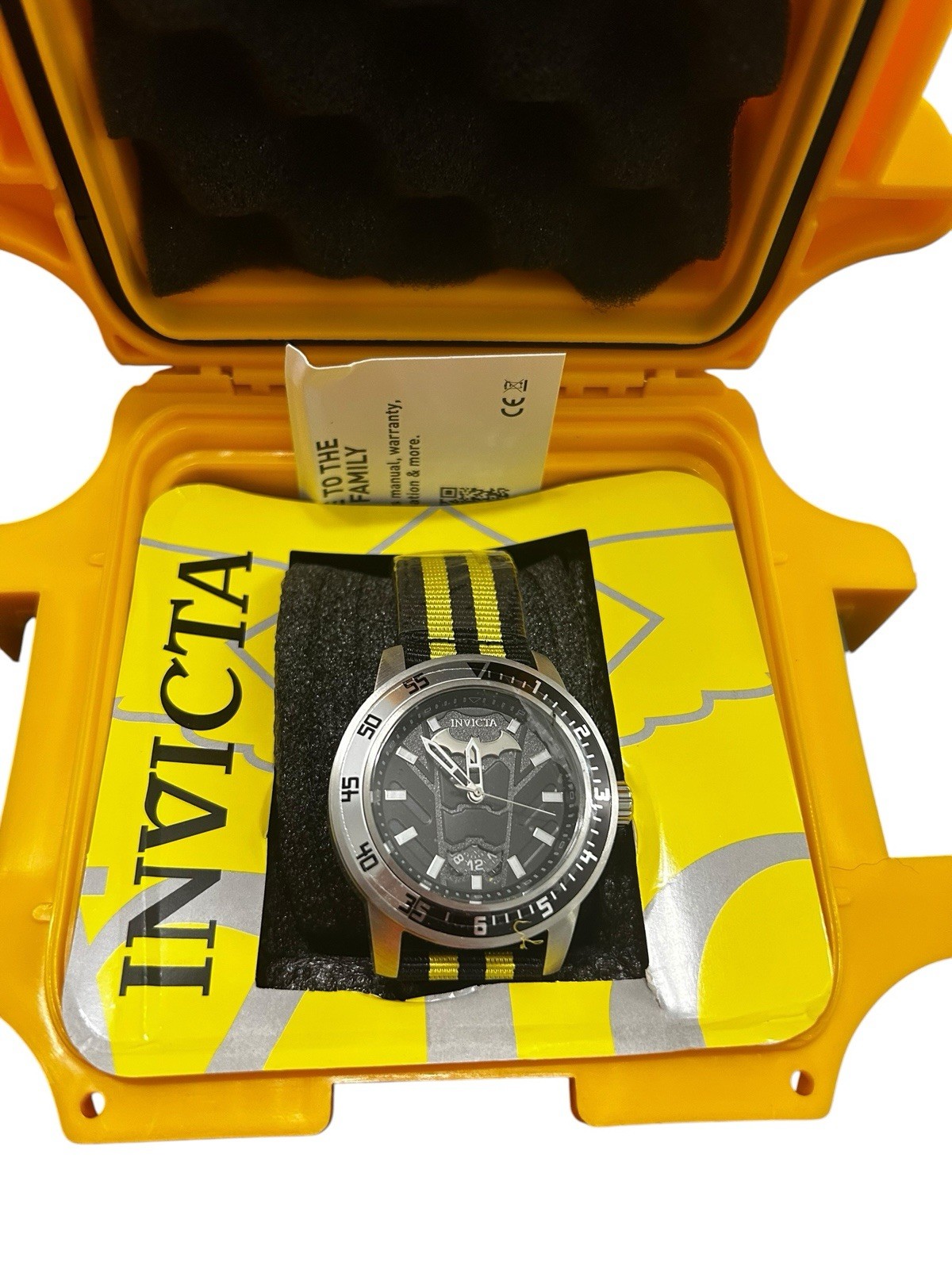 Invicta Men’s Watch DC Comics Batman 45mm, CEO Lot 1363 Signed Limited Edition
