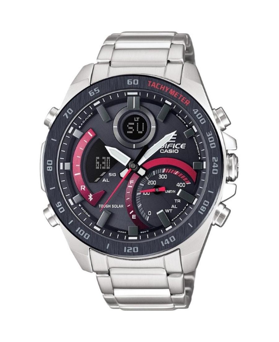 CASIO Men Digital Eco-Drive Casual Watch Classic Dress Black Dial Waterproof Rou