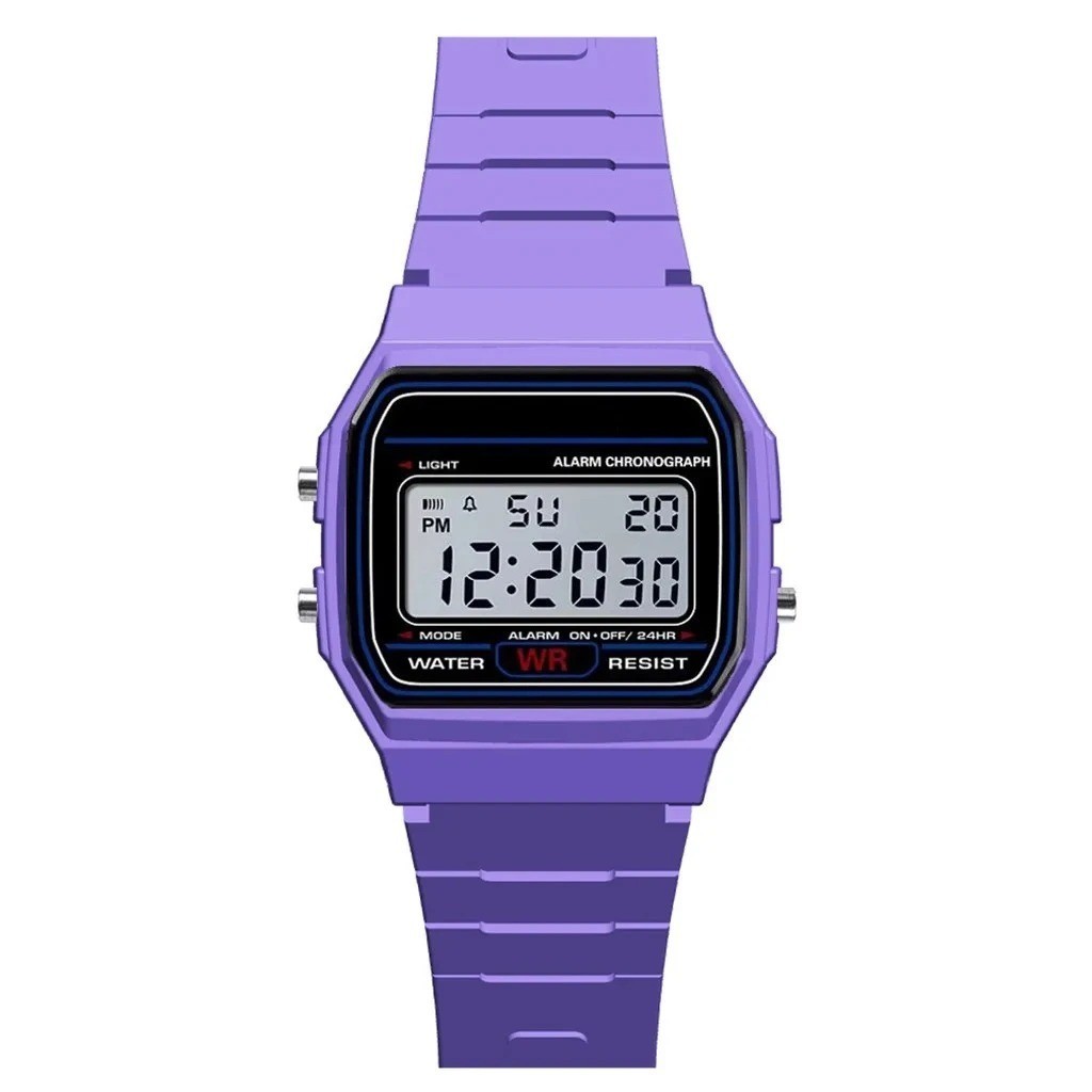 F 91W Classic Digital Resin Strap Watch Stopwatch Chronograph Sport Unisex Men