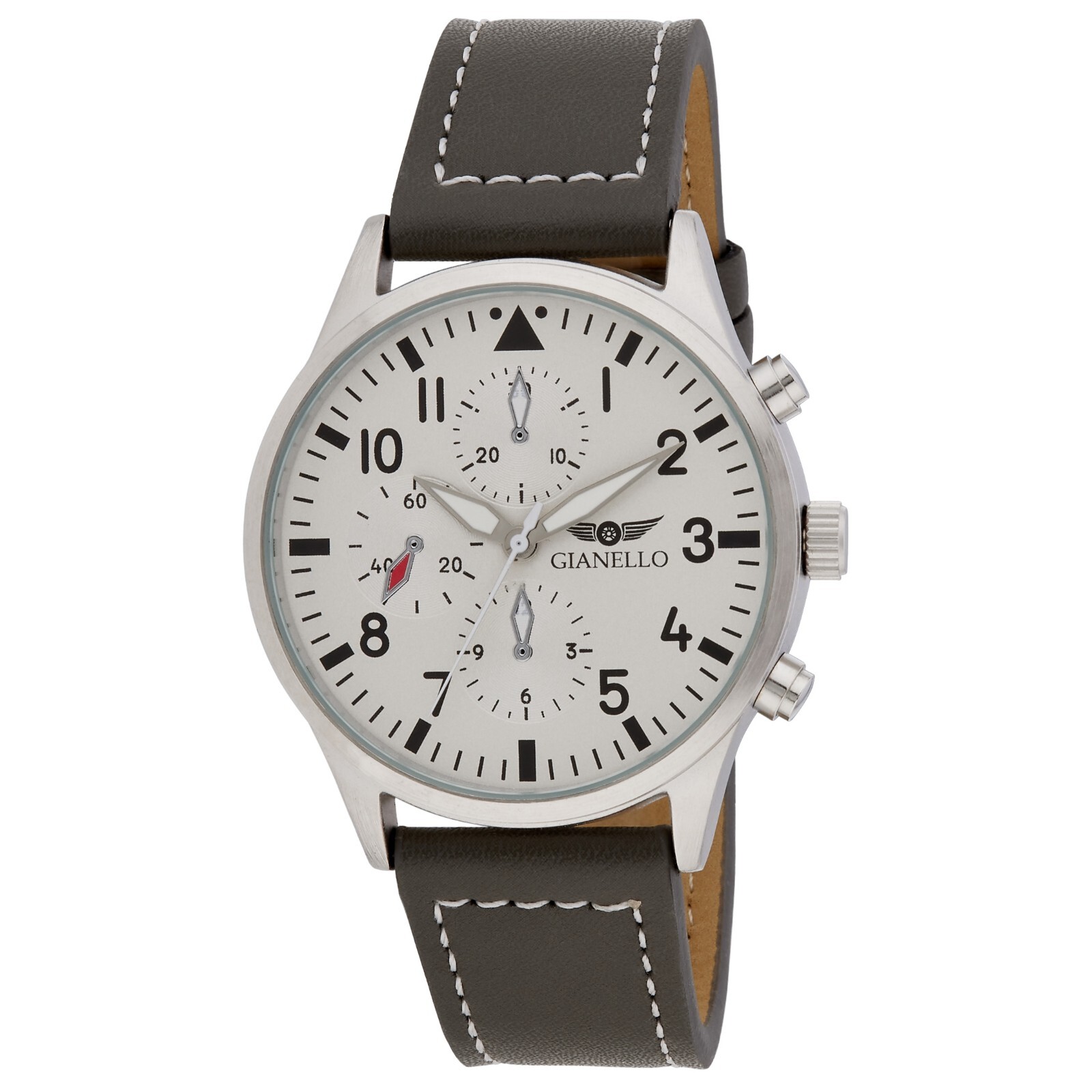 Gianello Men’s Prato Strap Watch – 4 Colors Available