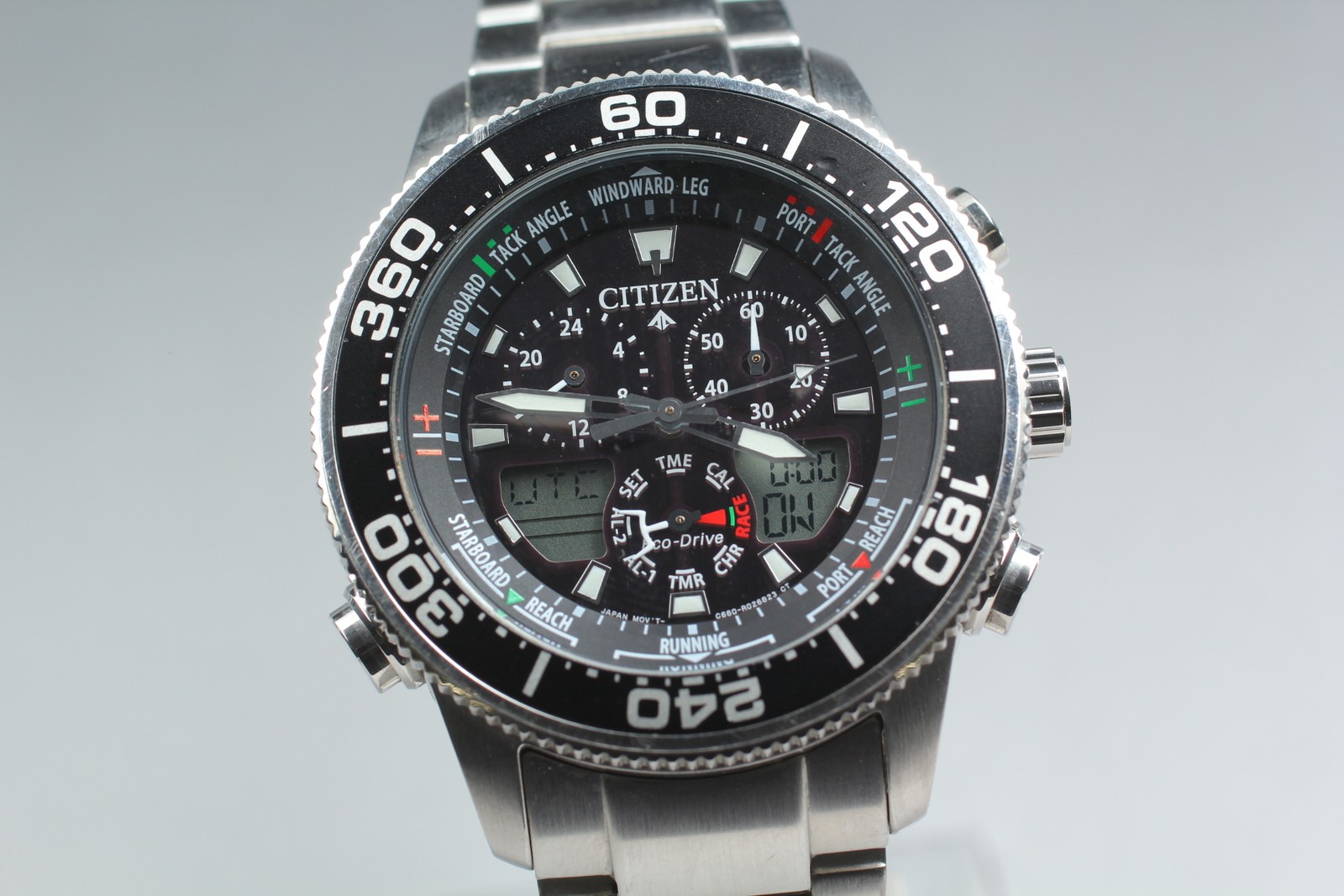 [Exc+5 w/Box] Citizen Promaster Yacht-Timer Race JR4060-88E Eco-Drive Mens Watch