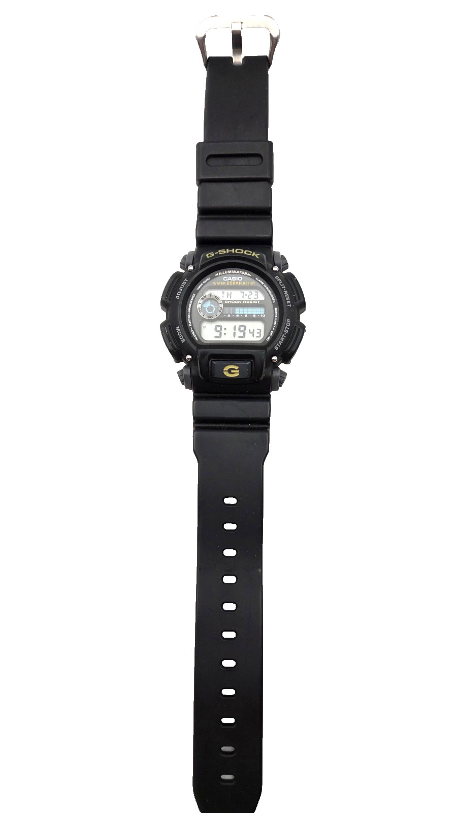 Casio G-Shock DW-9052 Watch Water Resist 20Bar Shock Resist Alarm Chronograph