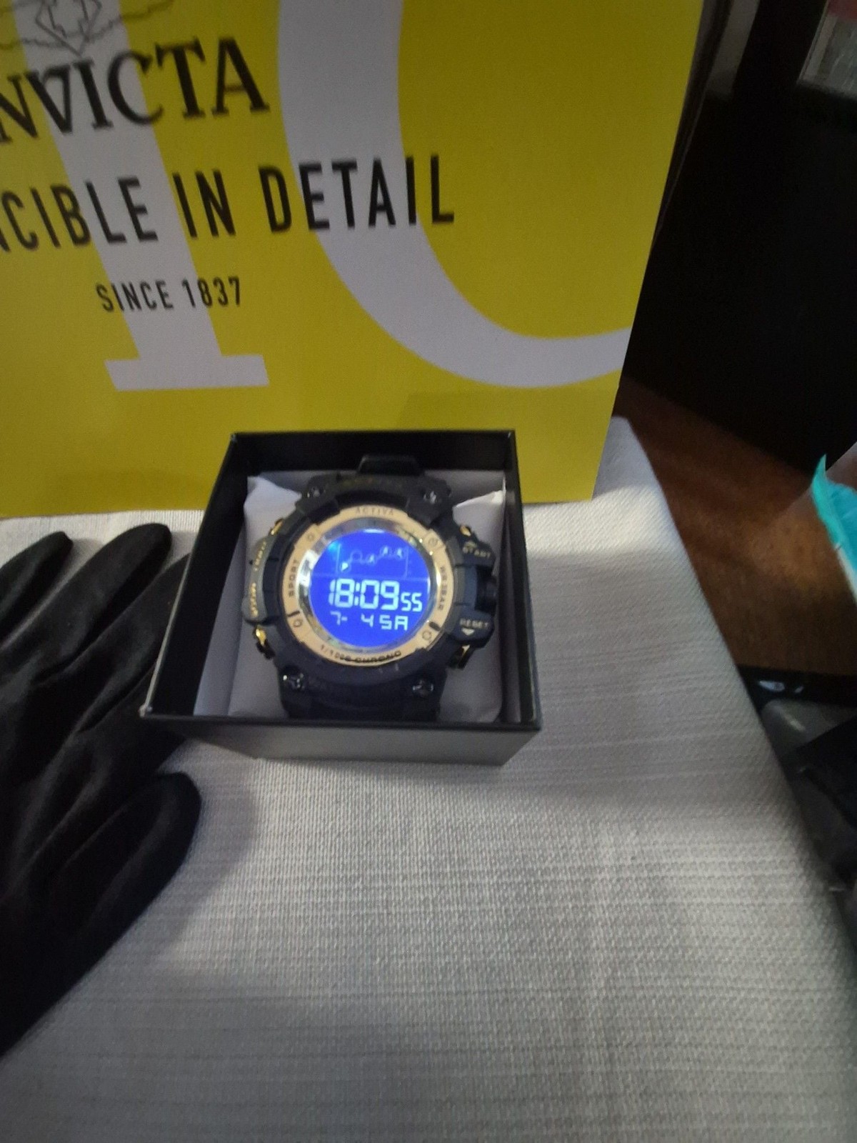 Activa x Invicta Digital Men’s Watch 50mm Black (Model ACW8082-005)
