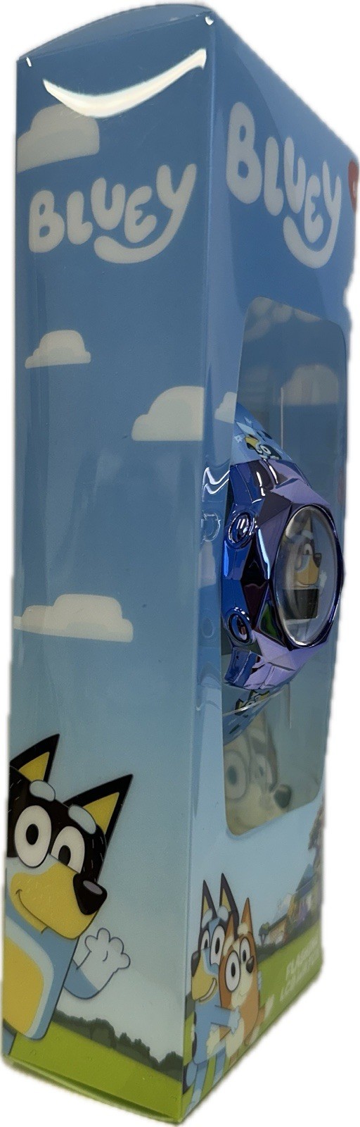 Watch – Bluey – Blue/Purple Wristwatch Digital Flashing LCD Light NEW Boys Kids