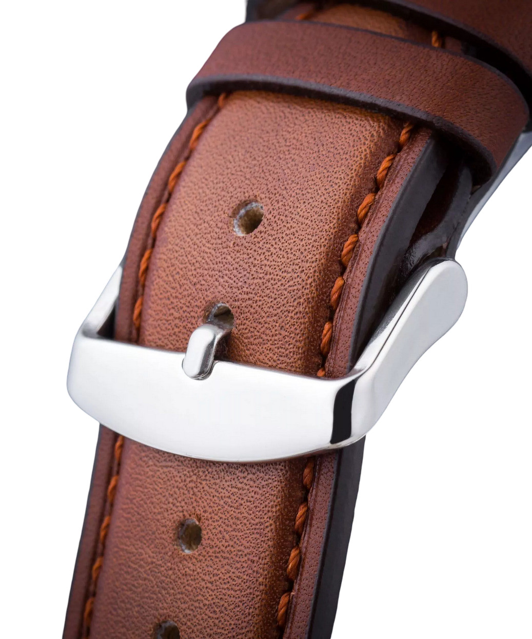 Zeppelin Automatic Blue Dial Chronograph 8662-3 Brown Leather Band Men’s Watch