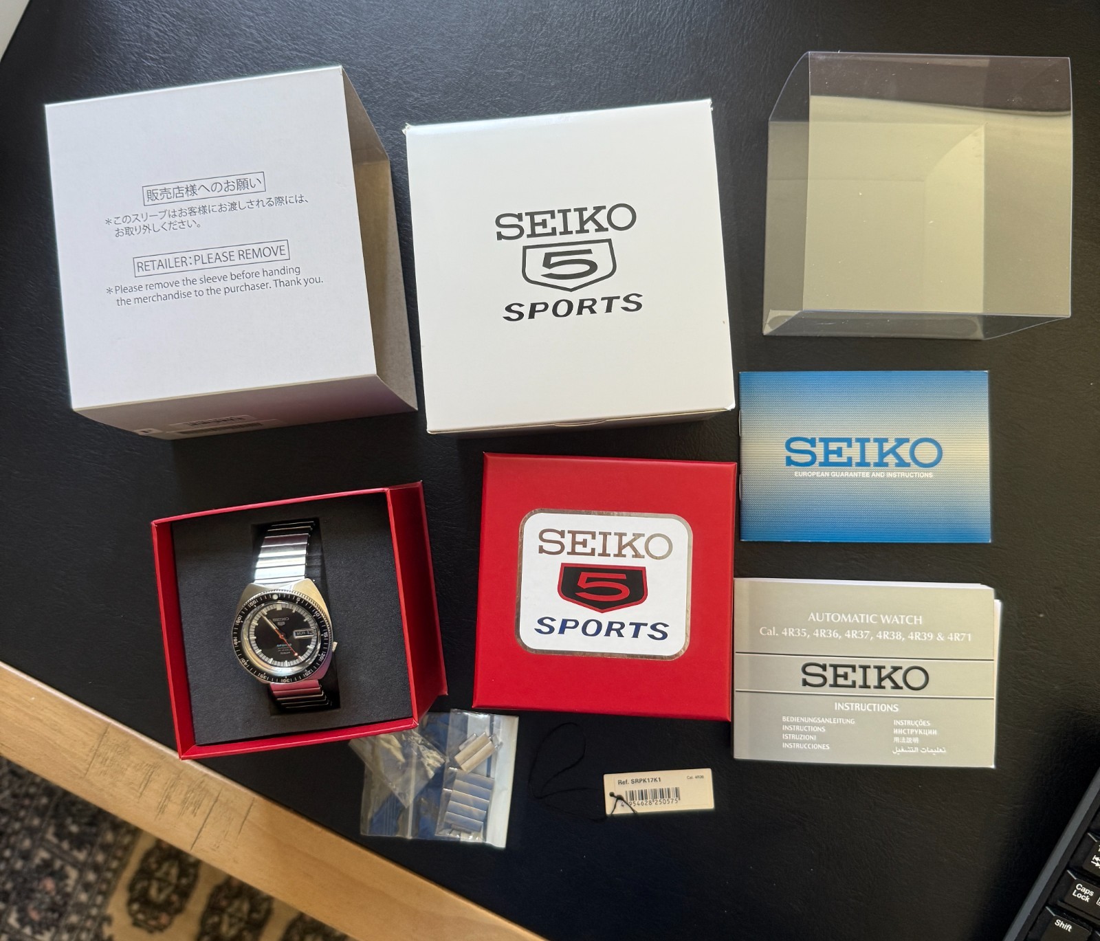 SEIKO SPORTS 5 SRPK17K1 55TH ANNIVERSARY WATCH LIMITED EDITION – NOT WORN