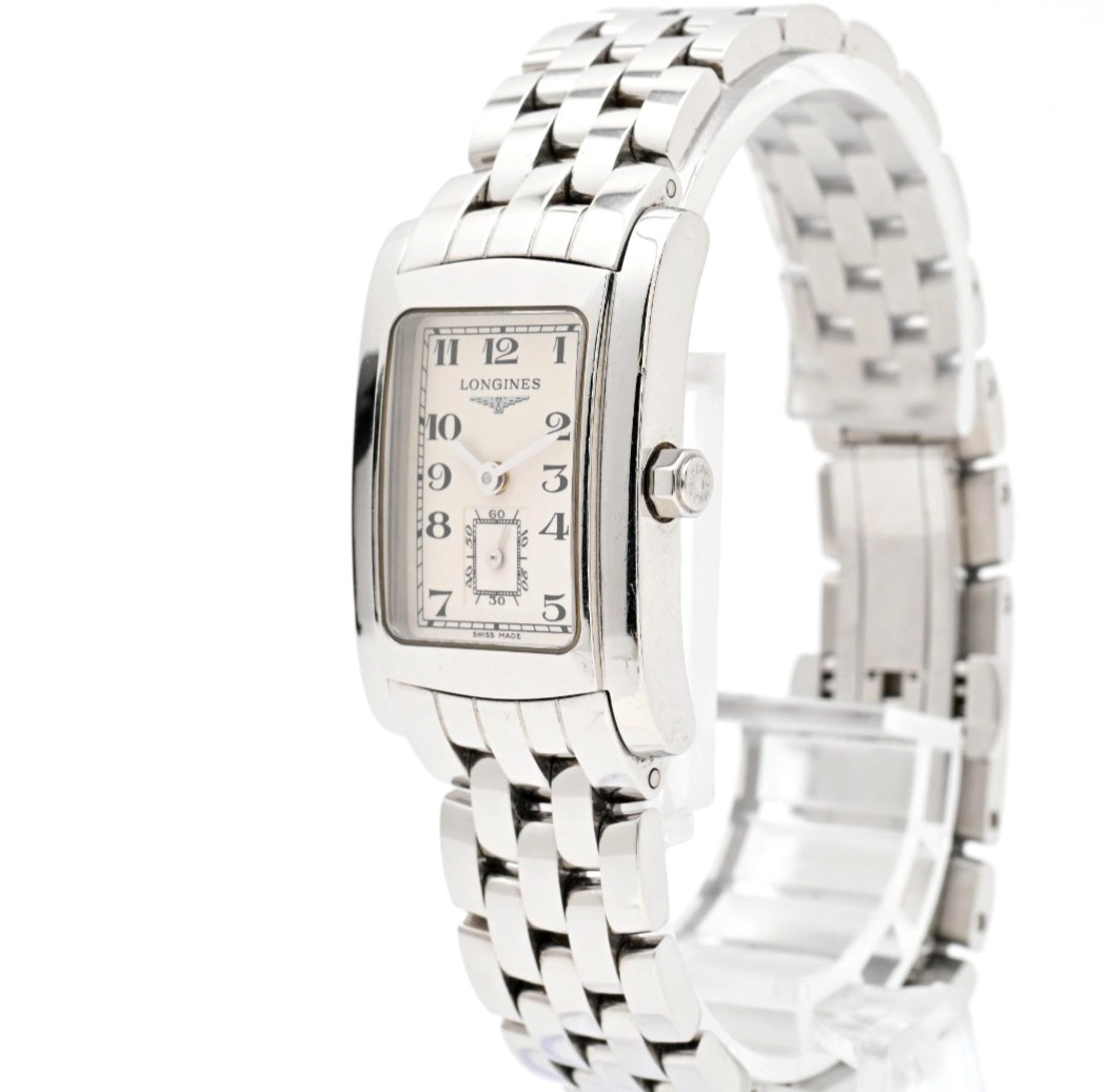 [N MINT] LONGINES L5.155.4 Dolce Vita Small Second White 20mm Ladies Watch JAPAN