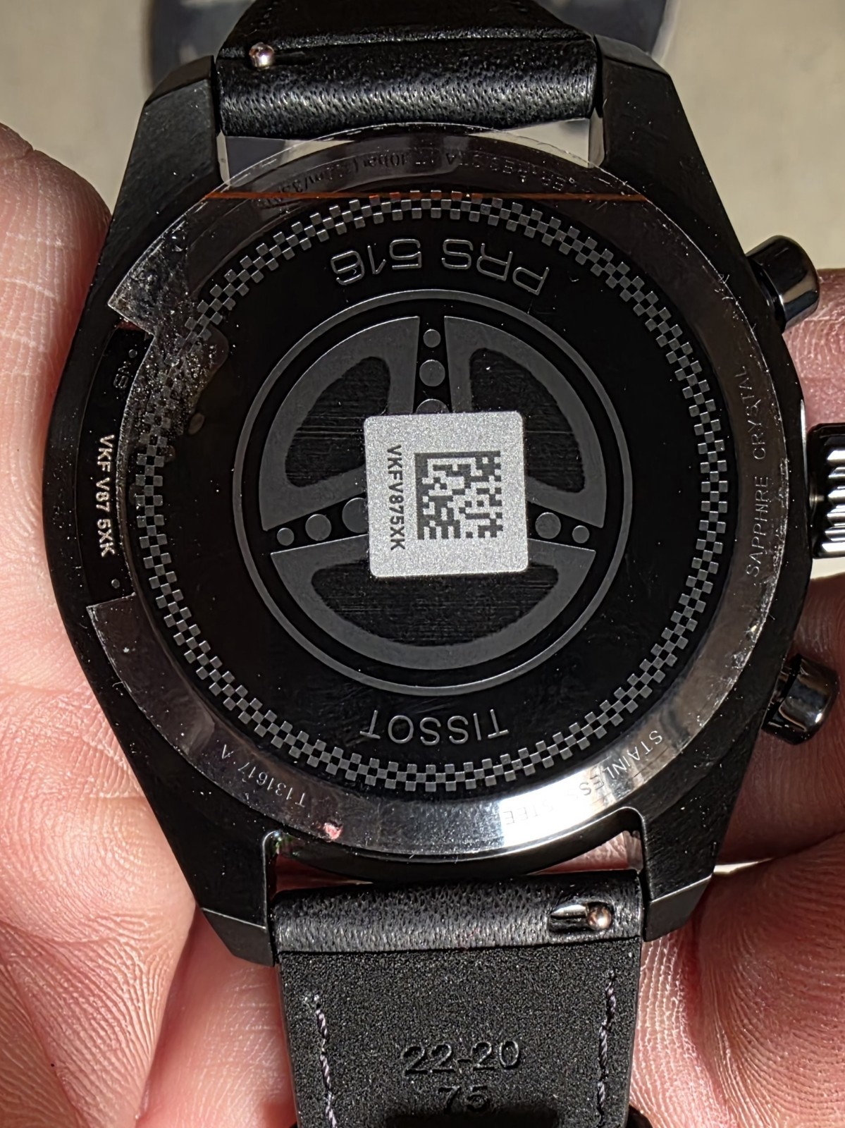 Tissot PRS 516 Chronograph Black Dial Quartz Sports Watch