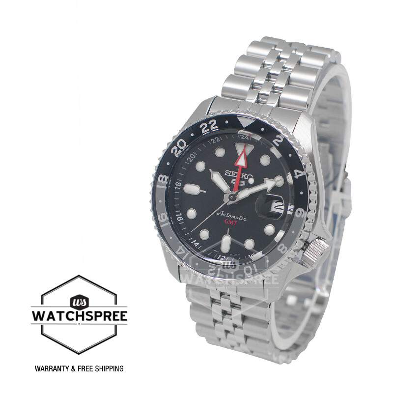 Seiko 5 Sports Automatic GMT SKX Sports Stainless Steel Band Watch SSK001K1