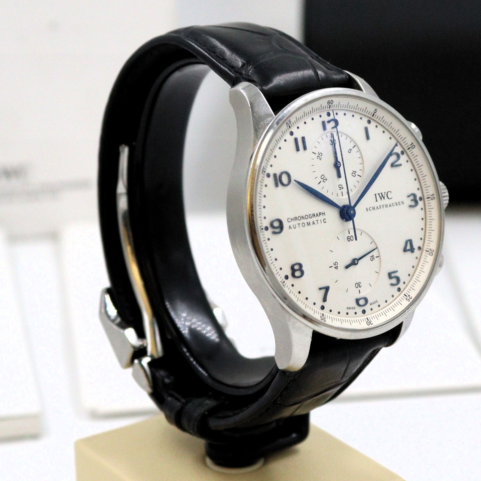 IWC Schaffhausen Portugieser 41mm chronograph IW371446 with papers + warranty