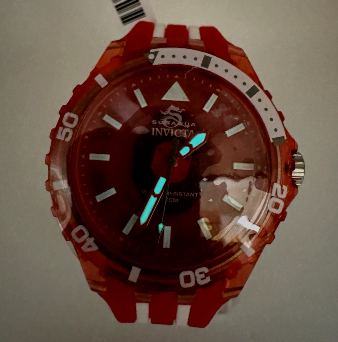 Invicta Subaqua Men’s Watch – 44mm, Red New In Box (69450)