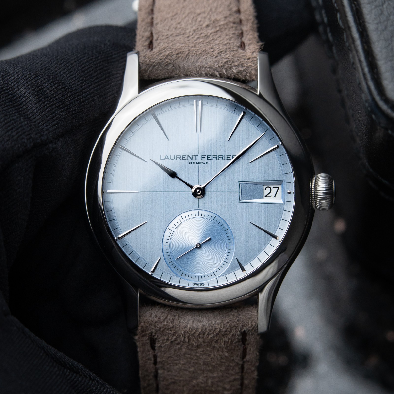 Laurent Ferrier Classic Auto 40mm RARE UNWORN Horizon Light Blue Steel Watch