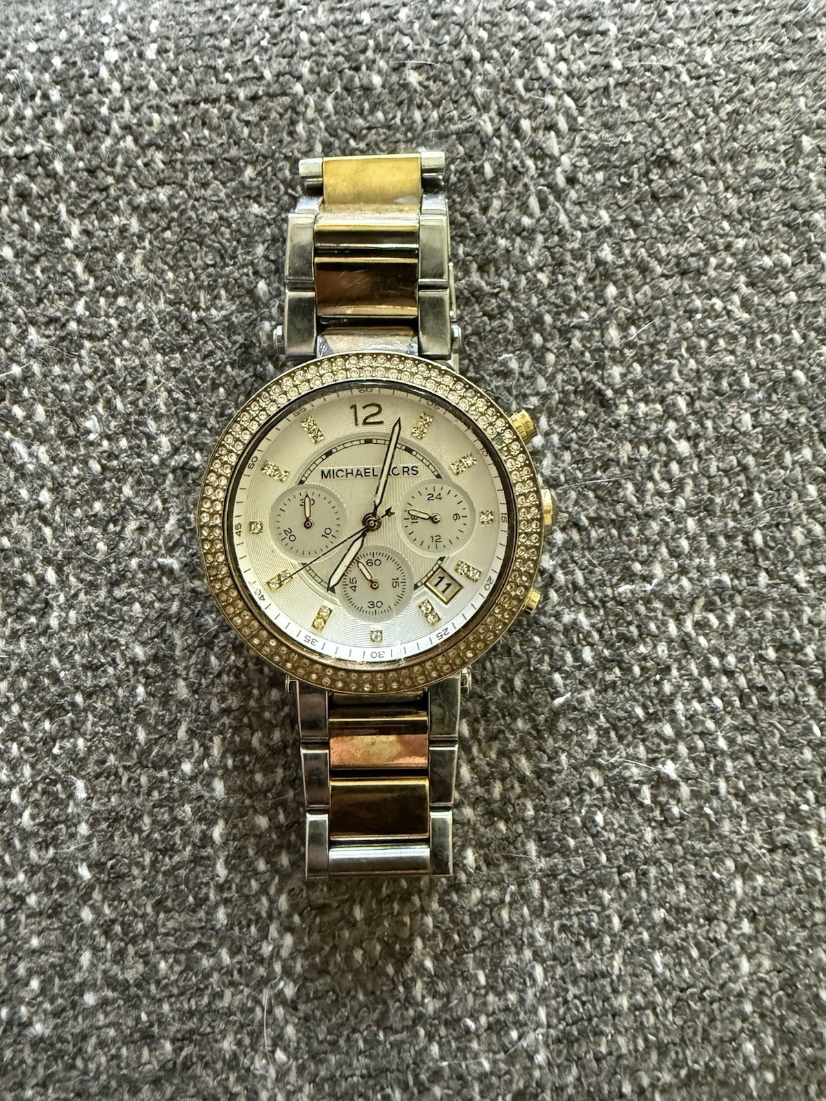 Michael Kors MK-5626 Women’s Two-Tone Quartz Chronograph Date Watch 39mm