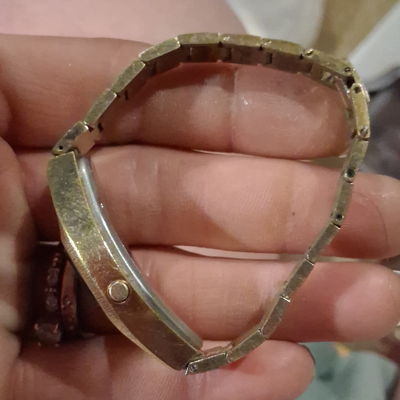 Sears Roebuck Led Gold Tone Women’s Watch (NEEDS BATTERY)
