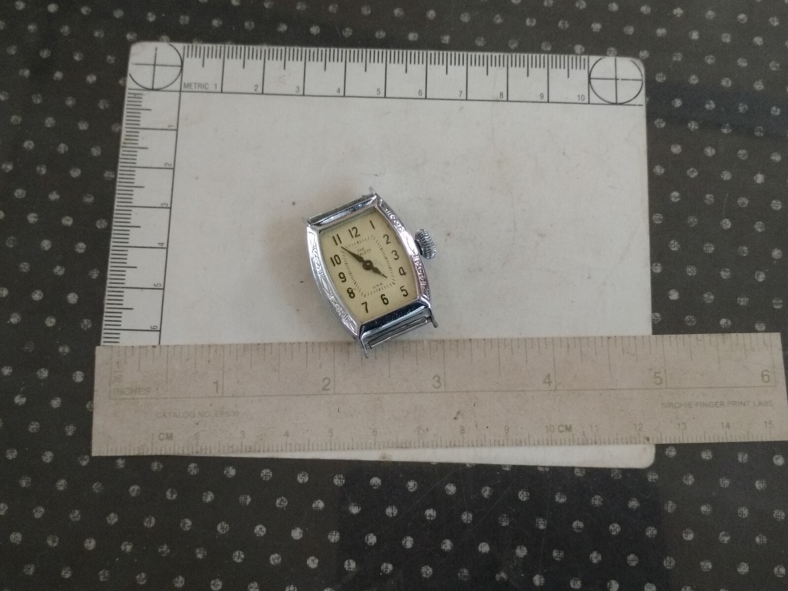 Gralett Ingraham Grade 55 Antique Wristwatch – Needs Repair