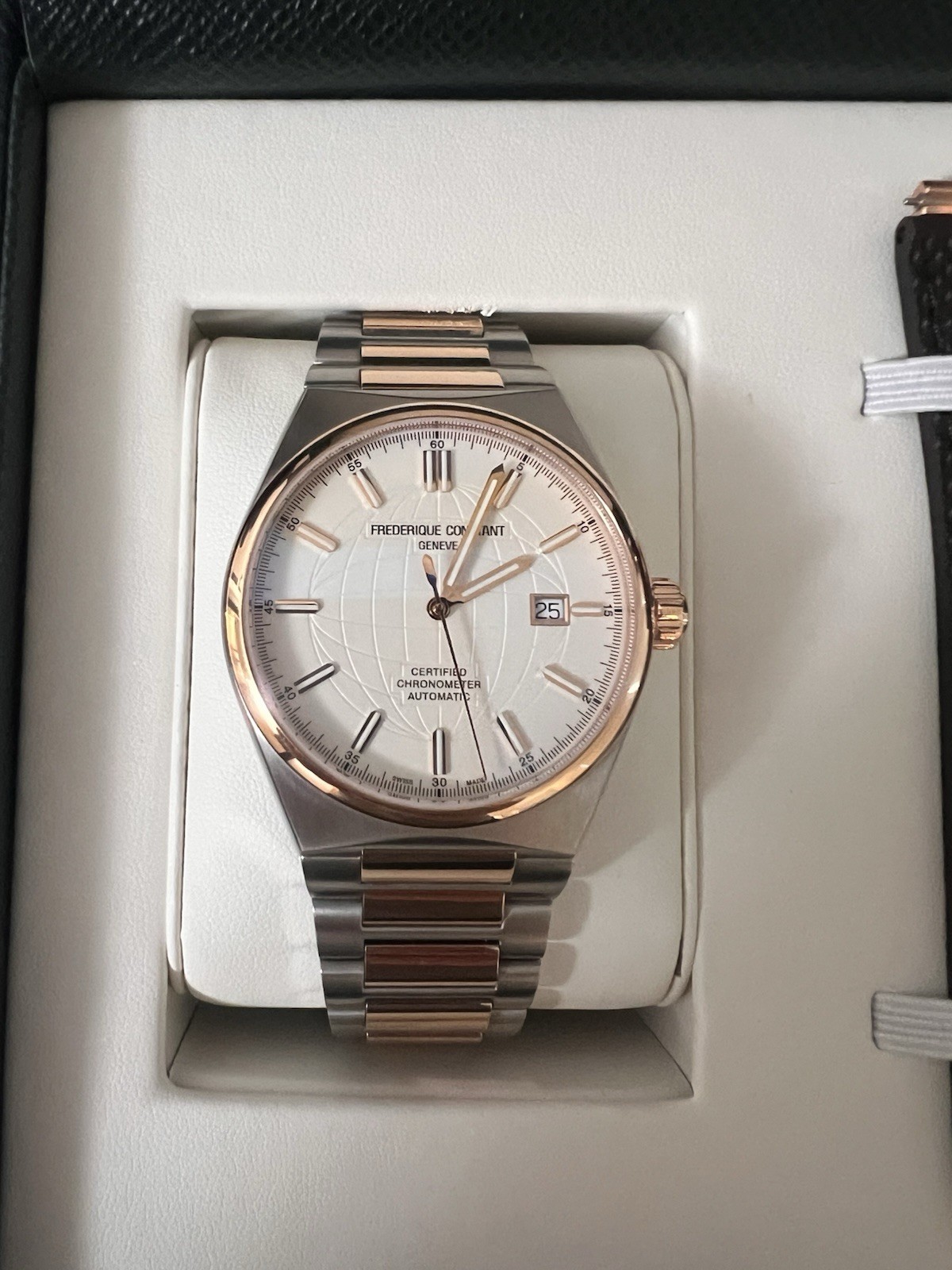 Frederique Constant Highlife Automatic Chronometer Date Two-Tone Watch Set