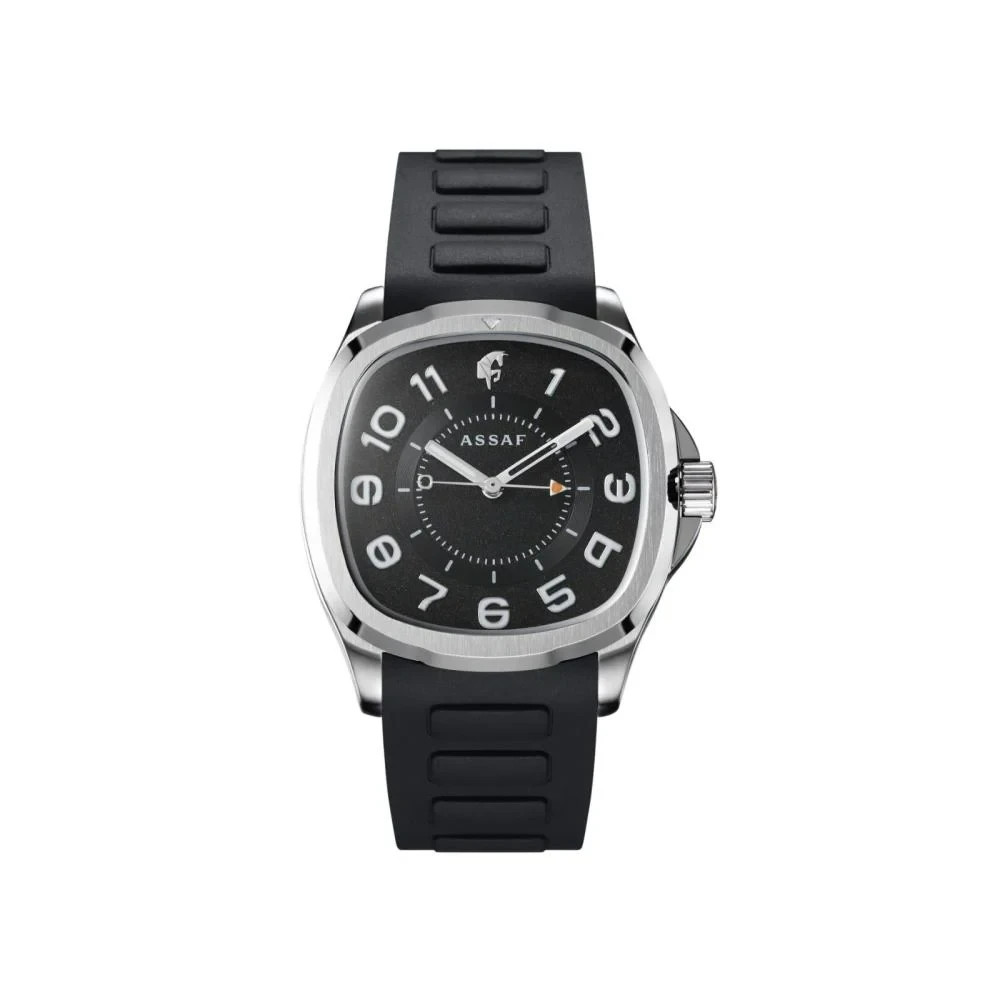 Luxury Frankel Black Watch – Men’s Stylish Timepiece Authentic Saudi ASSAF Brand