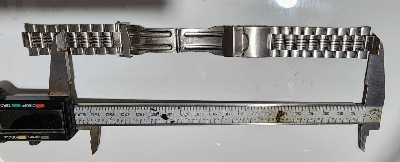10MM Stainless Steel Watch Strap Expandable Bracelet with Secure Fold-Over Clasp