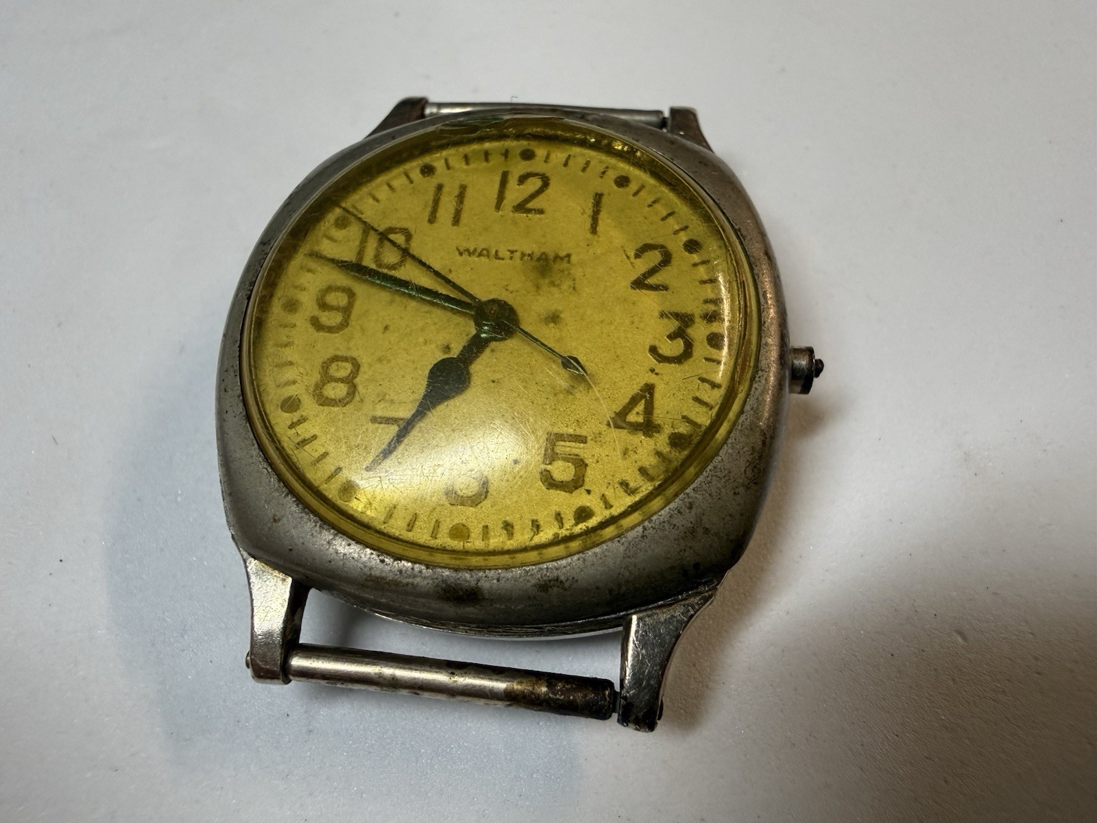 Rare Waltham 1931 Sweepsecond Cushion Watch 15j 3/0, 14k GF Philadelphia Case