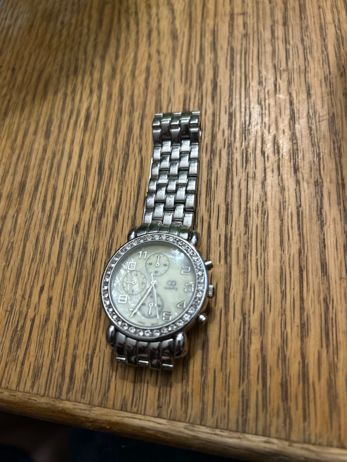 GG Rhinestone Quartz watch 35mm