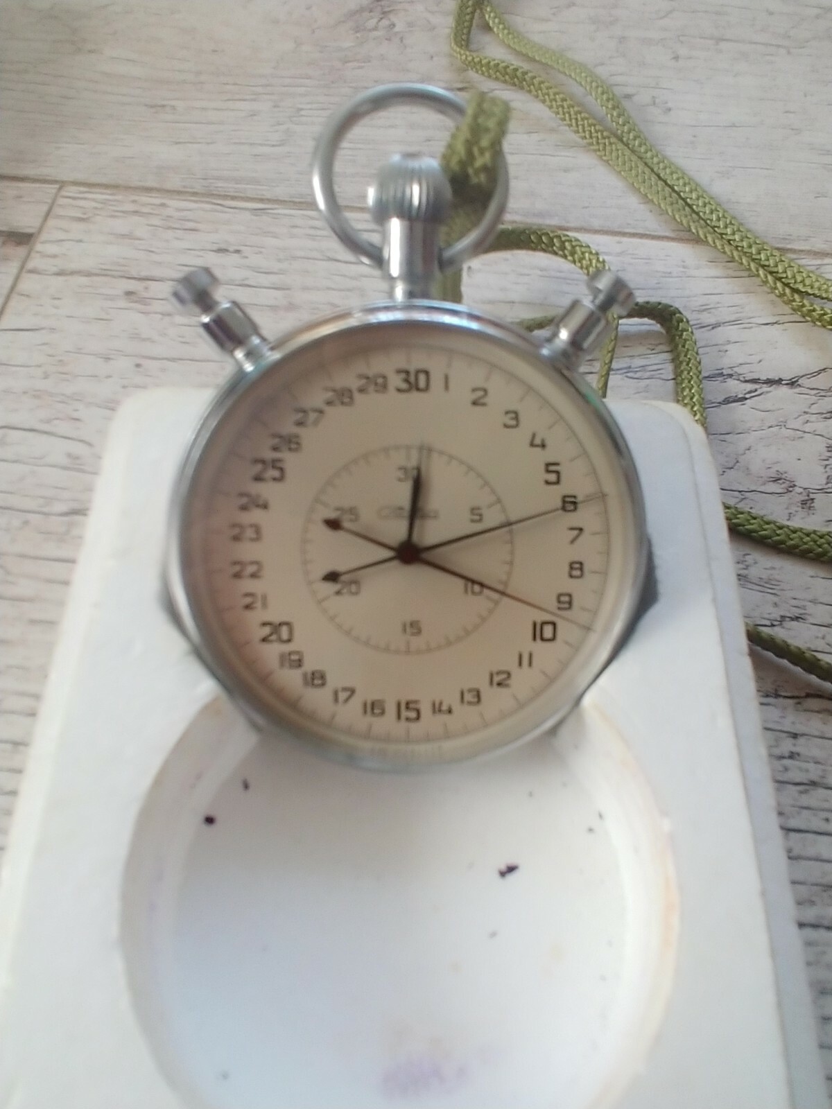 Vintage SLAVA Russian Soviet Stop Watch Mechanical stopwatch USSR