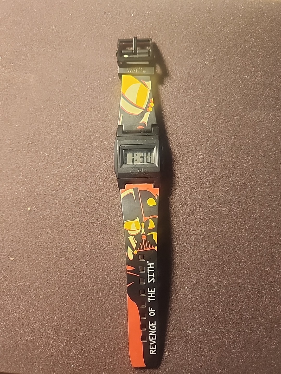 Star Wars Revenge of the Sith LCD Watch Darth Vader Anakin Collectible 2005