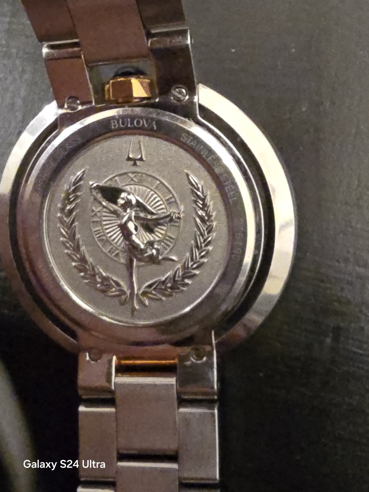 Bulova Rubaiyat Diamond Quartz Two Tone Stainless Steel Ladies Watch 98R246