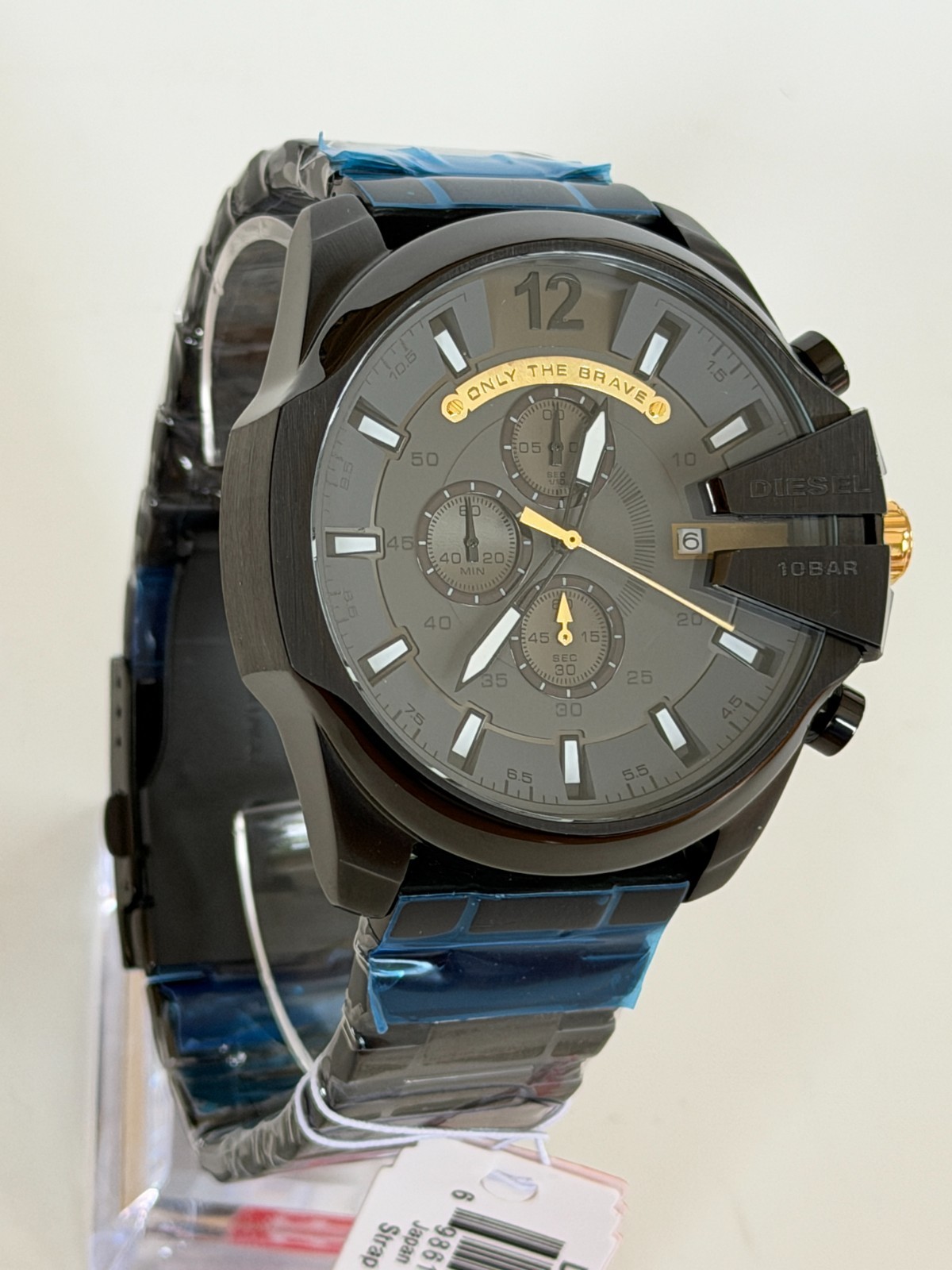Diesel DZ4479 Mega Chief Analog Chronograph S/Steel Mens Watch BNWT $270