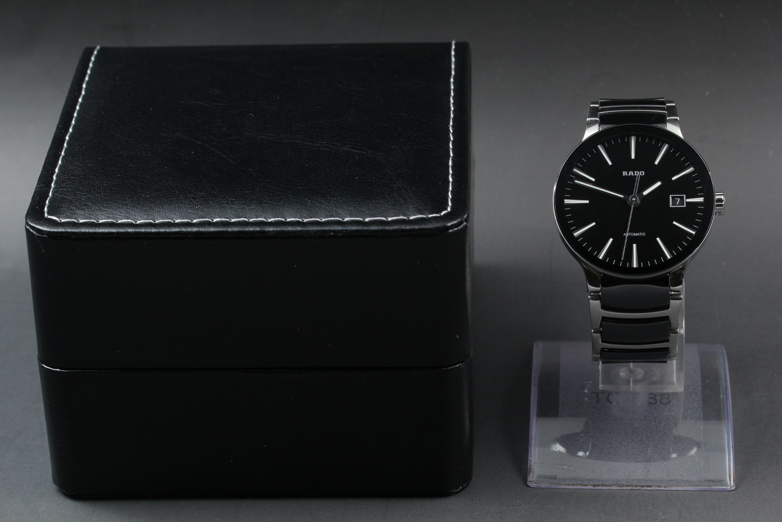 Rado Centrix 658.0941.3 Black Dial Date AT 38mm Swiss Made Watch (15.5cm Wrist )