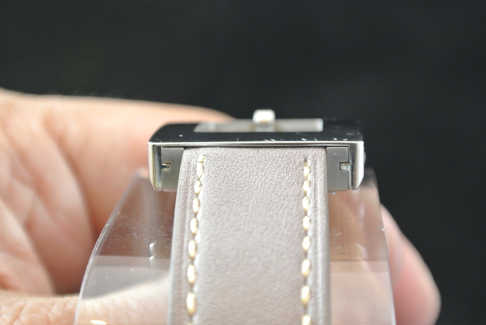 Vintage Hermes Watch BE1.210 White Dial Quartz with Box 2 Hermes and 1 new band