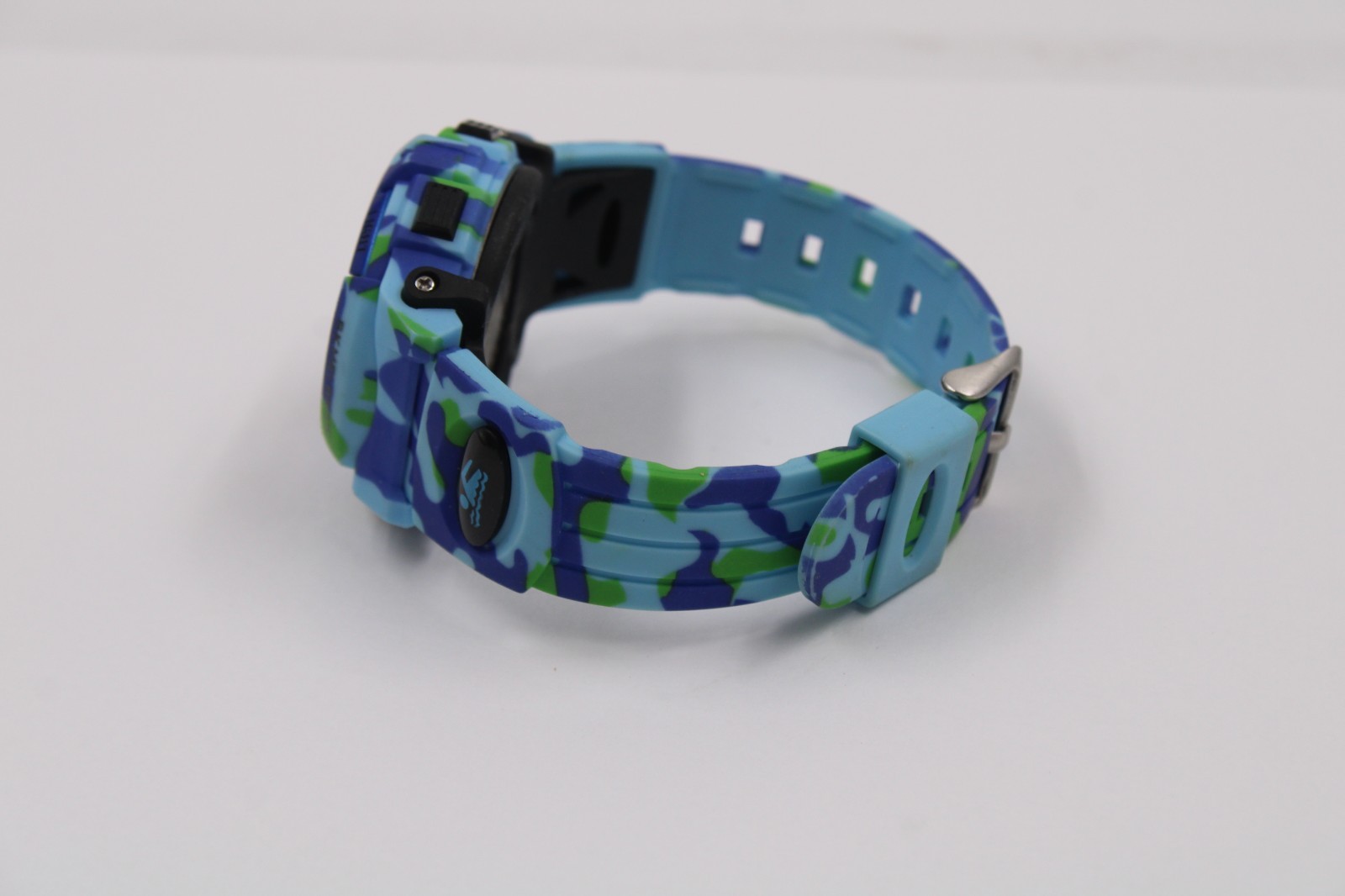 SKMEI digital Blue Camo Wrist Watch 1548 Multi Colored Flashing Light