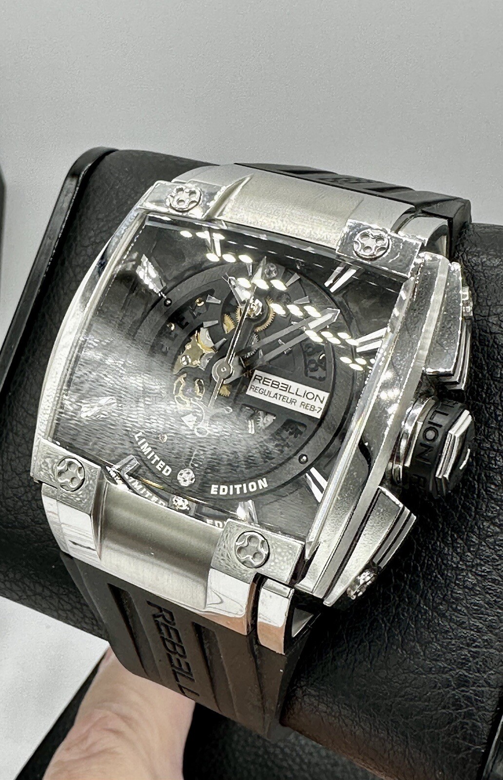 REBELLION REB 7 RÉGULATEUR Laurent Besse Skeleton Limited Edition 36 Pieces 46mm