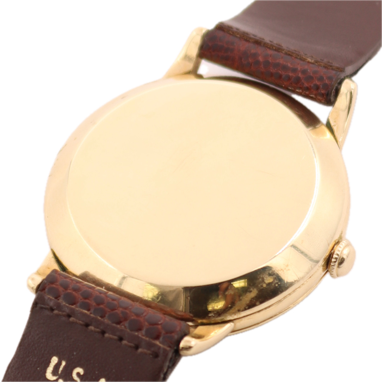 Vintage 32mm 1949 Omega G6213 Classic Bumper Automatic Wristwatch Swiss 14k GF
