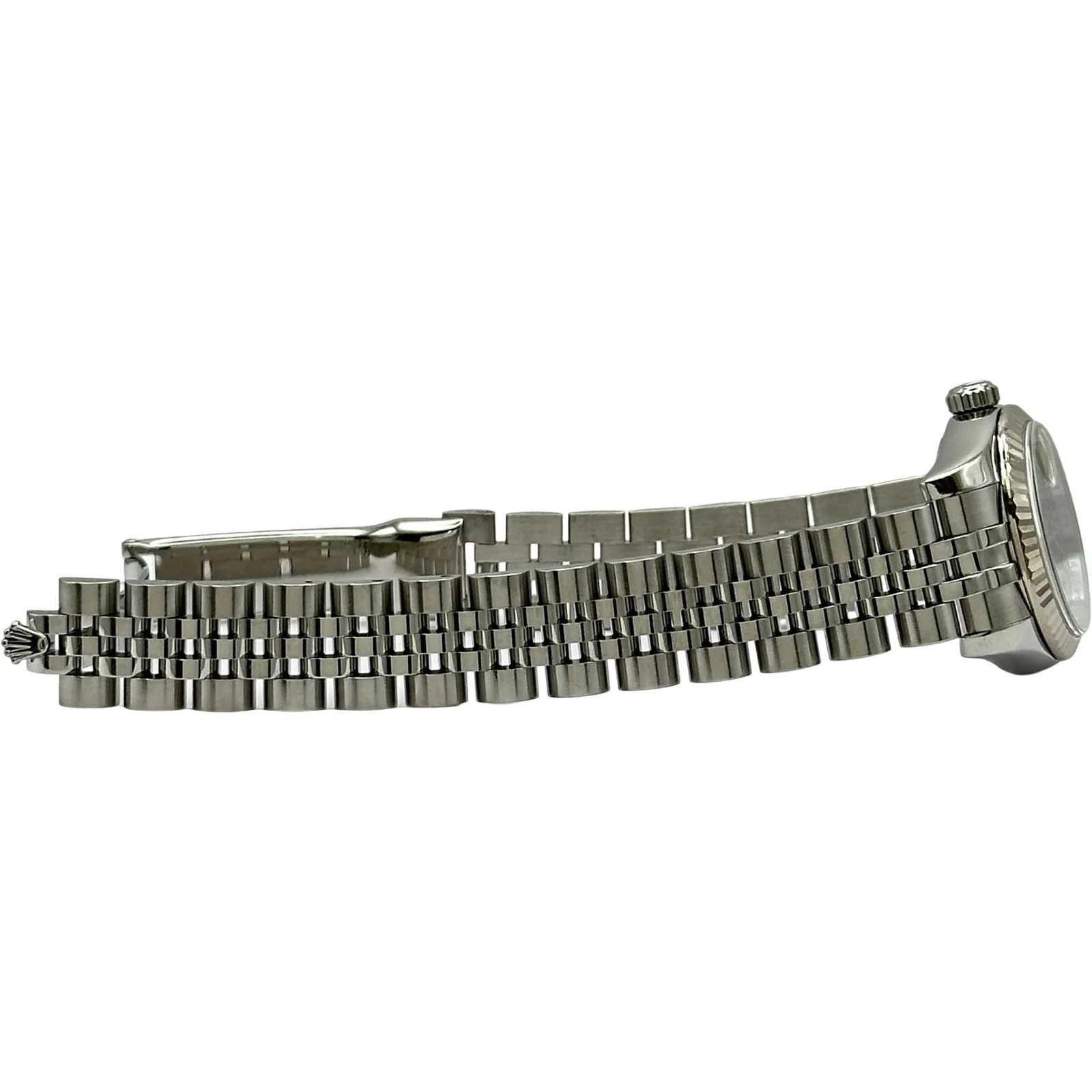 Rolex Datejust 26 179174 Black White Gold/SS #189