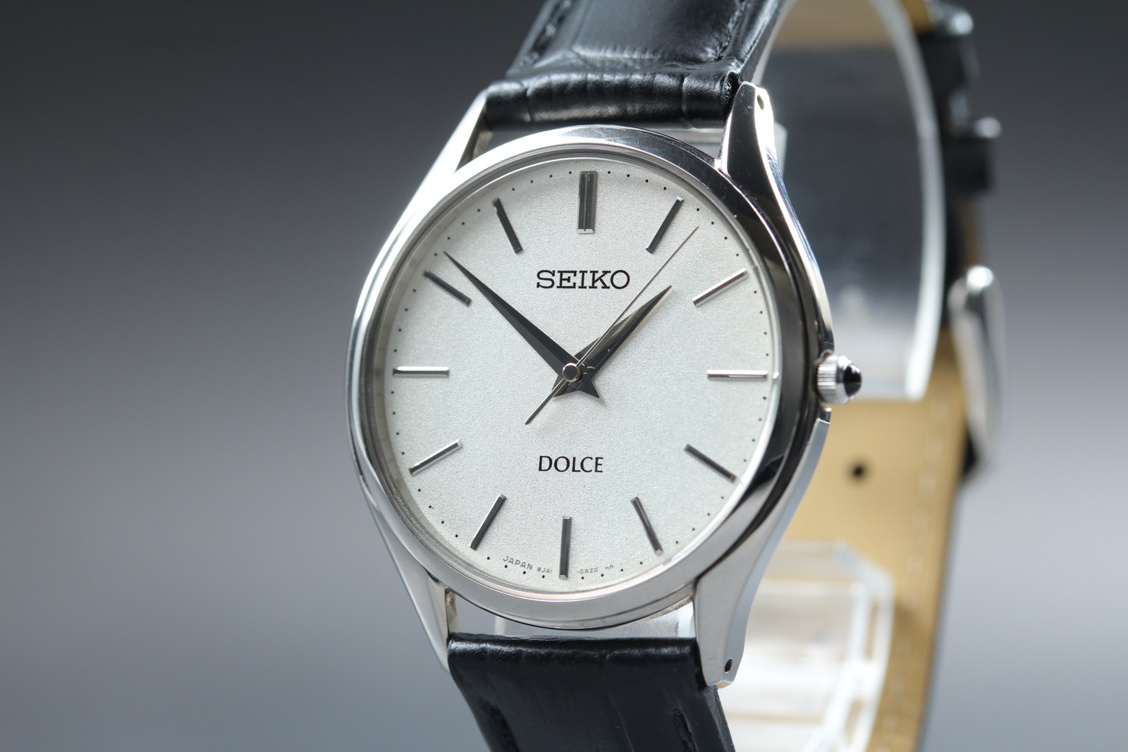 [Near MINT] SEIKO Dolce 8J41-0AJ1 34mm White Dial Quartz Men’s Watch from JAPAN