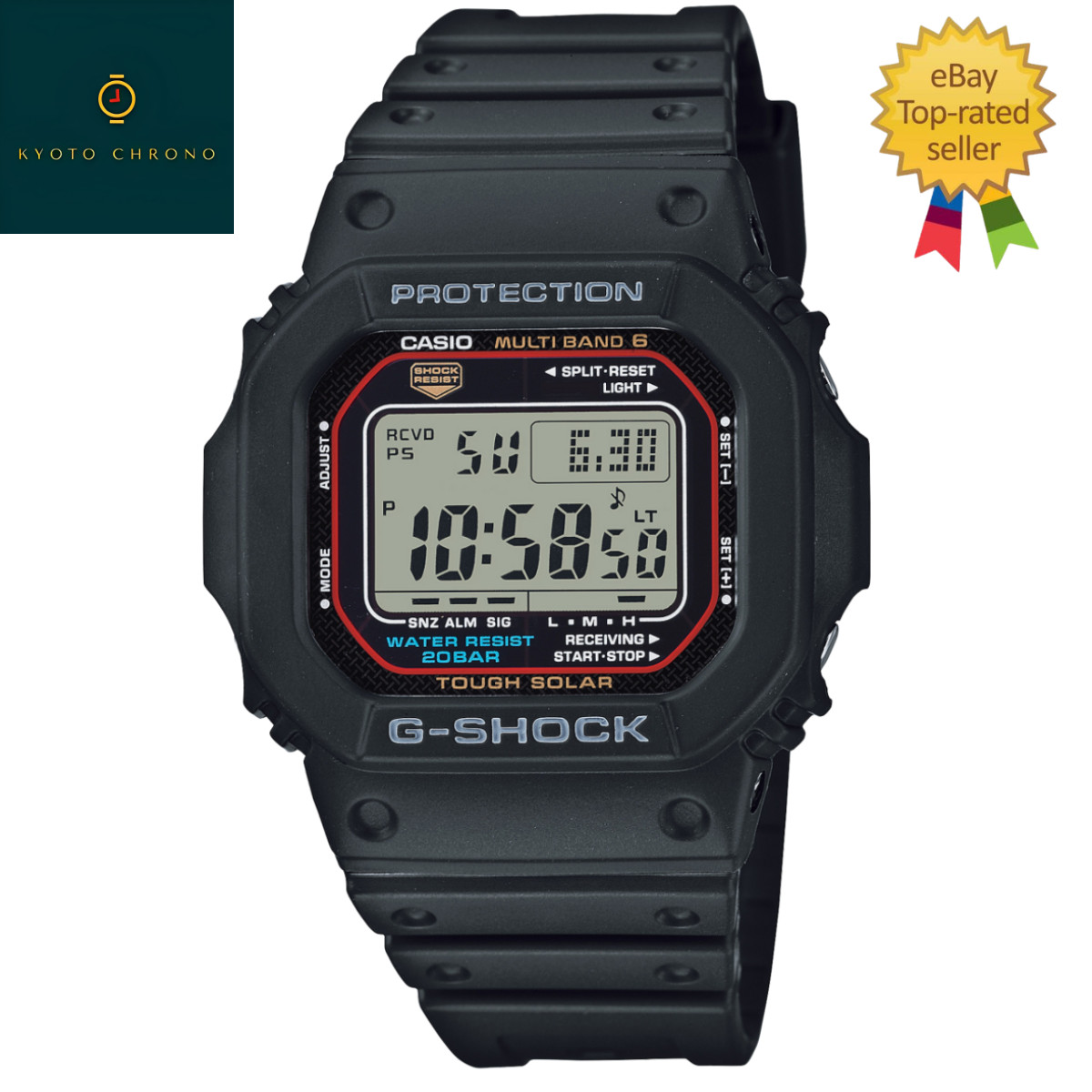 CASIO G-SHOCK GW-M5610U-1JF Black Tough Solar NEW Japan Watch