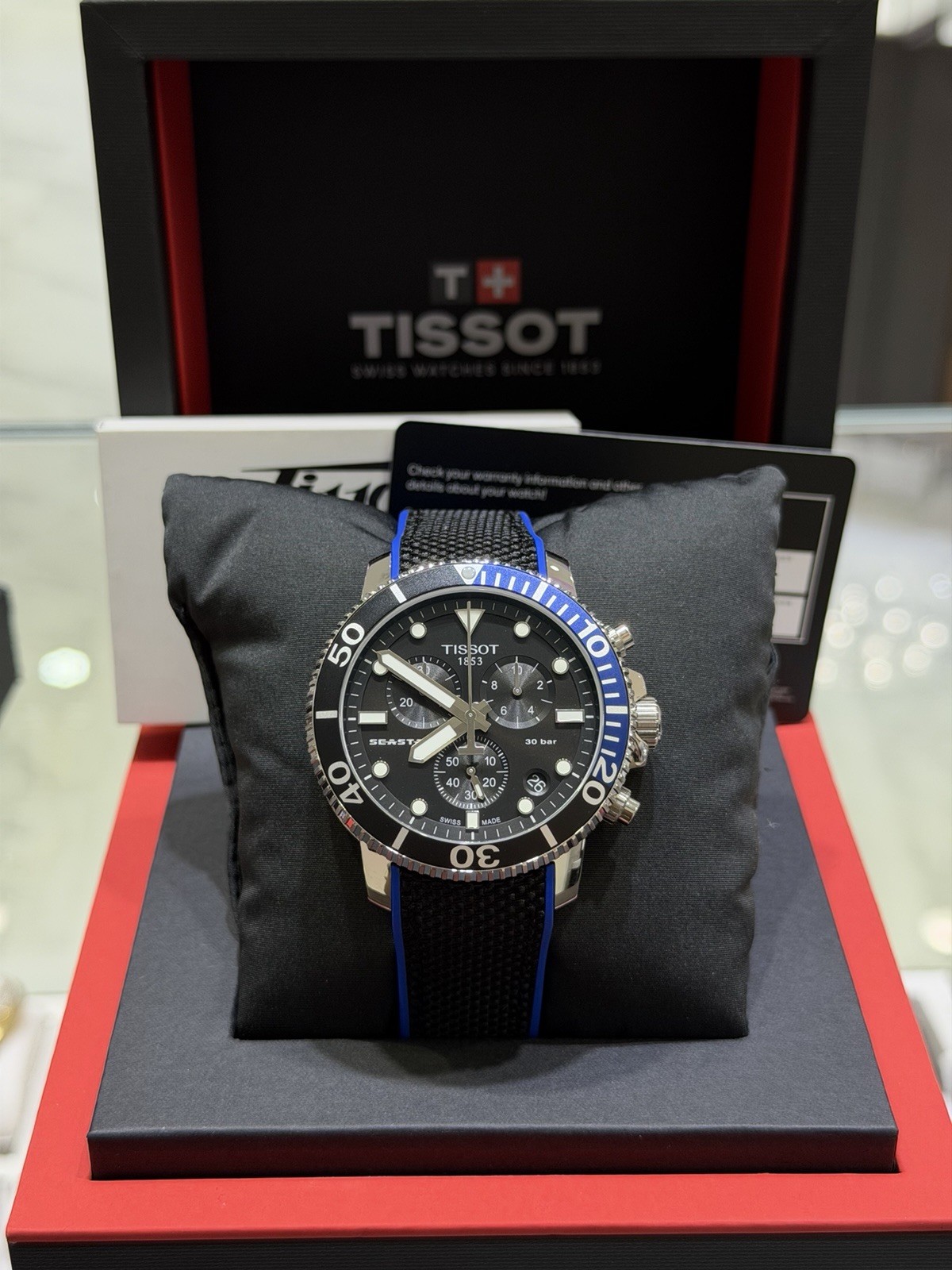 Tissot Seastar 1000 Chronograph Quartz Black Dial Men’s Watch T120.417.17.051.03