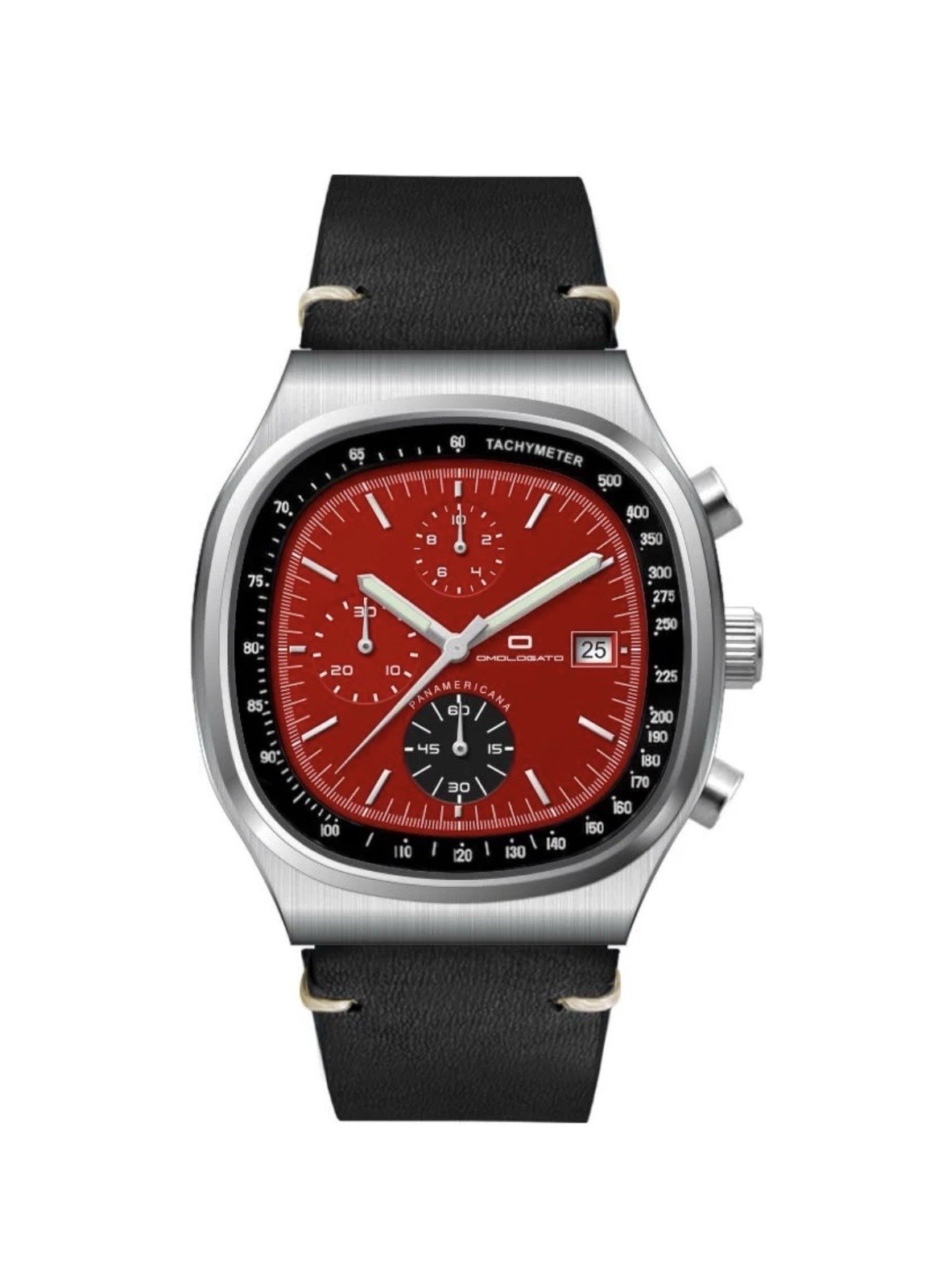 OMOLOGATO PANAMERICANA Rojo De Carreras PANoo1 Men’s Watch MINT !